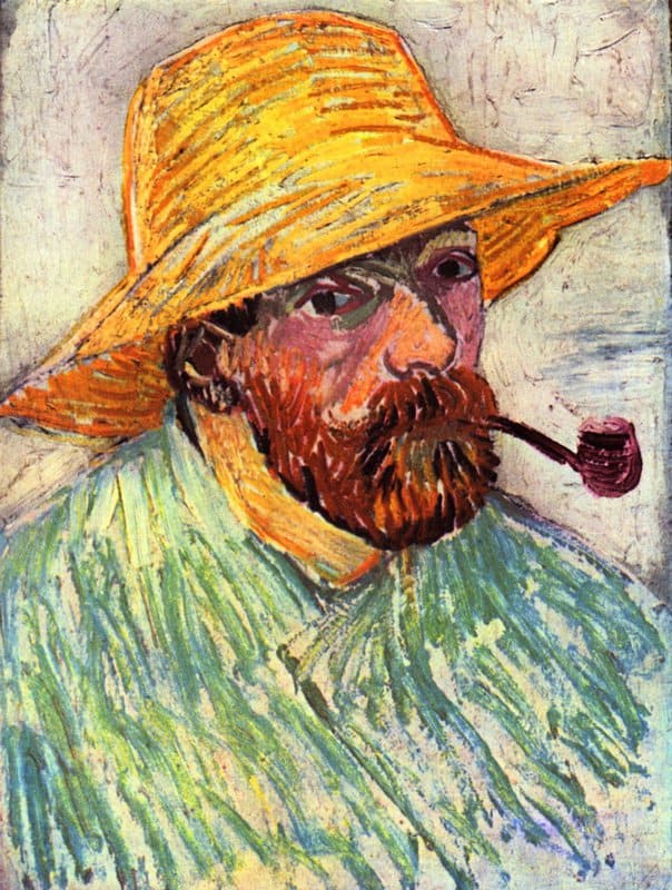 Van Gogh Self-portait With Straw Hat 2 museum quality