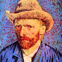 Van Gogh Self-portrait With A Gray Felt Hat 2