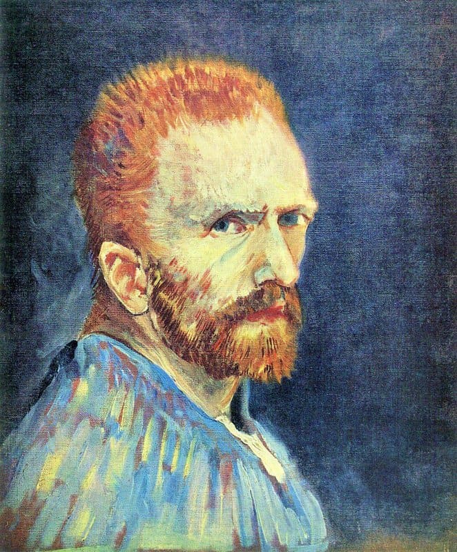 Van Gogh Self-portrait With Short Hair museum quality