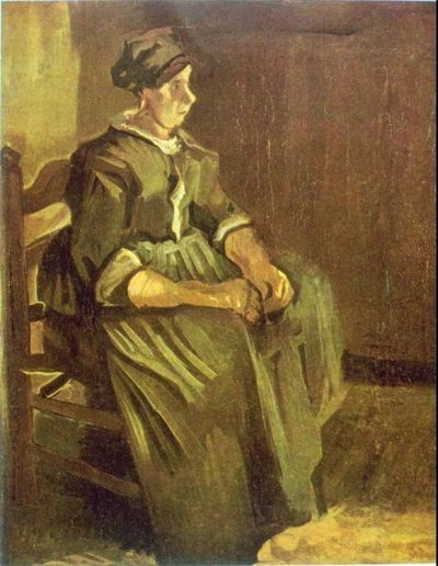art oil painting reproduction of  Van Gogh Sitting museum quality handmade