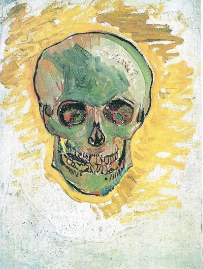 art oil painting reproduction of  Van Gogh Skull museum quality handmade