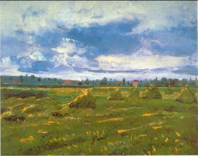 art oil painting reproduction of  Van Gogh Stacks museum quality handmade