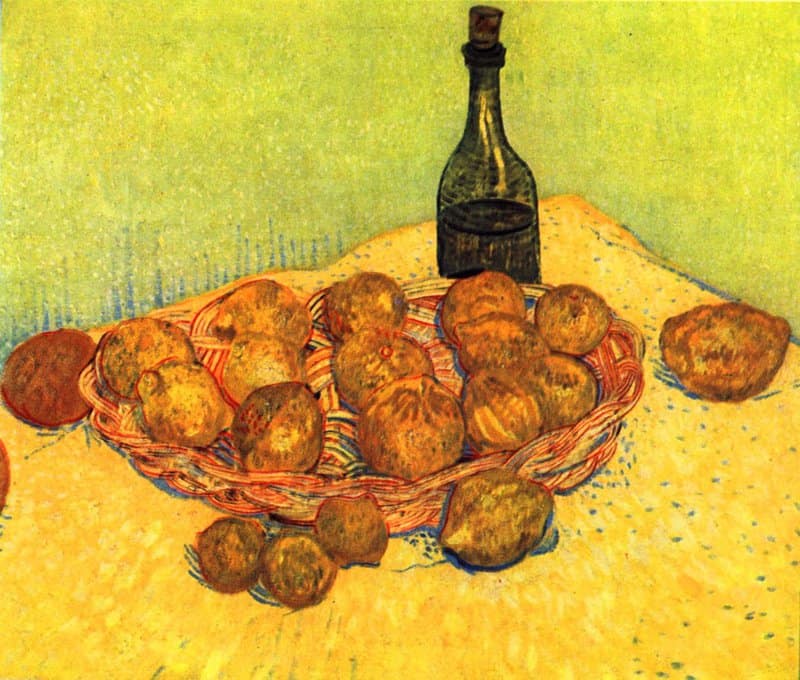 Van Gogh Still Life With Bottle Lemons And Oranges museum quality