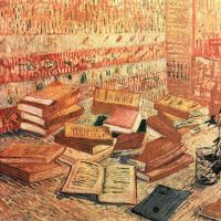 Van Gogh Still Life With French Novels And Glass With Rose