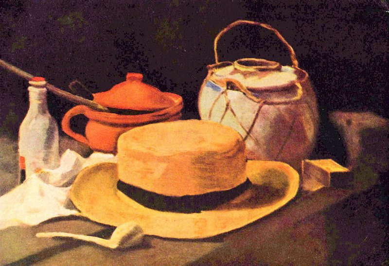 Van Gogh Still Life With Pipe And Straw Hat museum quality