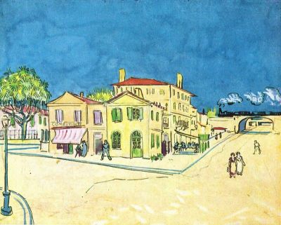 art oil painting reproduction of  Van Gogh Study On Vincent S House In Arles museum quality handmade
