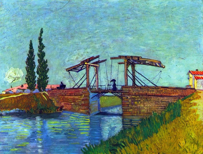 Van Gogh The Anglois Bridge At Arles The Drawbridge museum quality