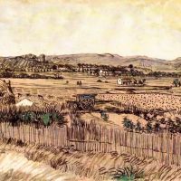 Van Gogh The Blue Carts
