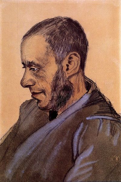 art oil painting reproduction of  Van Gogh The Bookseller Blok museum quality handmade