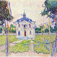 Van Gogh The Community House In Auvers