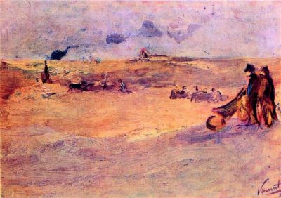art oil painting reproduction of  Van Gogh The Dunes museum quality handmade