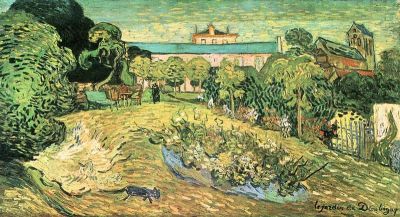 art oil painting reproduction of  Van Gogh The Garden Of Daubigny museum quality handmade