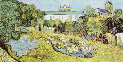 art oil painting reproduction of  Van Gogh The Garden Of The Daubignys museum quality handmade