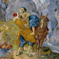 Van Gogh The Good Samaritan - After Delacroix Hand Painted Reproduction