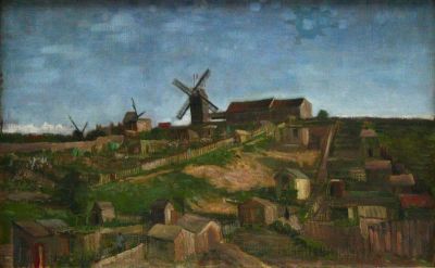 art oil painting reproduction of  Van Gogh The Hill Of Monmartre museum quality handmade