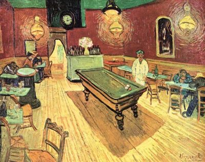art oil painting reproduction of  Van Gogh The Night Cafe On Place Lamartine In Arles museum quality handmade