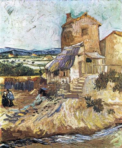 art oil painting reproduction of  Van Gogh The Old Mill museum quality handmade