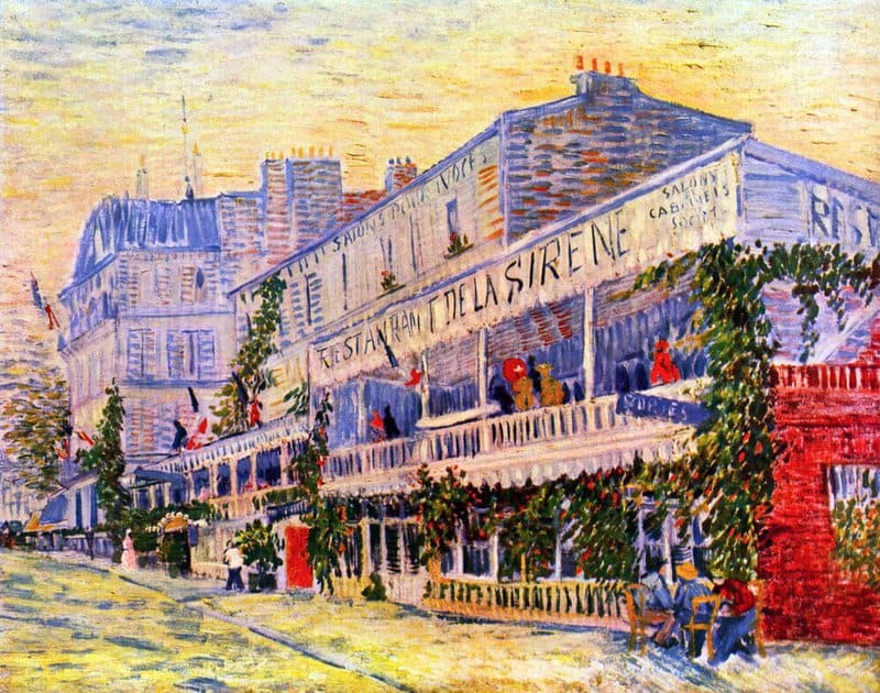 Van Gogh The Restaurant De La Siren In Asnieres museum quality