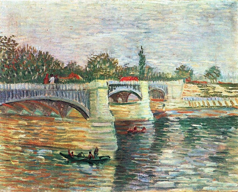 Van Gogh The Seine With The Pont De La Grande Jatte museum quality