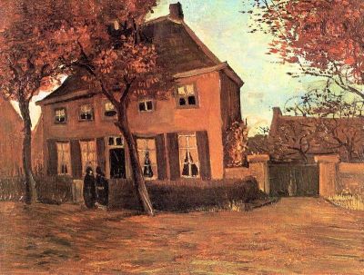 art oil painting reproduction of  Van Gogh The Vicarage Of Neunen museum quality handmade