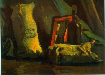 art oil painting reproduction of  Van Gogh Two Sacks museum quality handmade