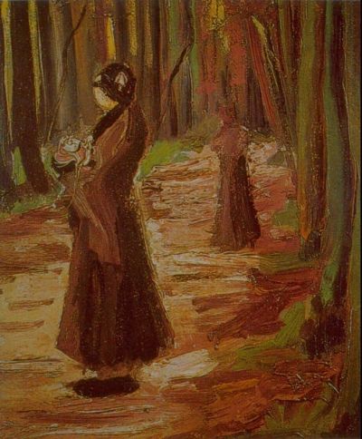 art oil painting reproduction of  Van Gogh Two Women museum quality handmade