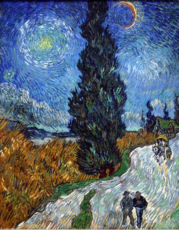 Van Gogh Van Gogh - Country Road In Provence By Night museum quality