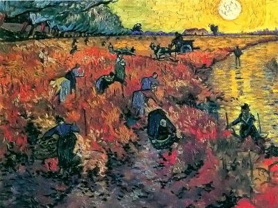 art oil painting reproduction of  Van Gogh Van Gogh La Vigne Rouge museum quality handmade