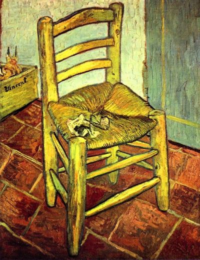 art oil painting reproduction of  Van Gogh Vincent S Chair With Pipe museum quality handmade