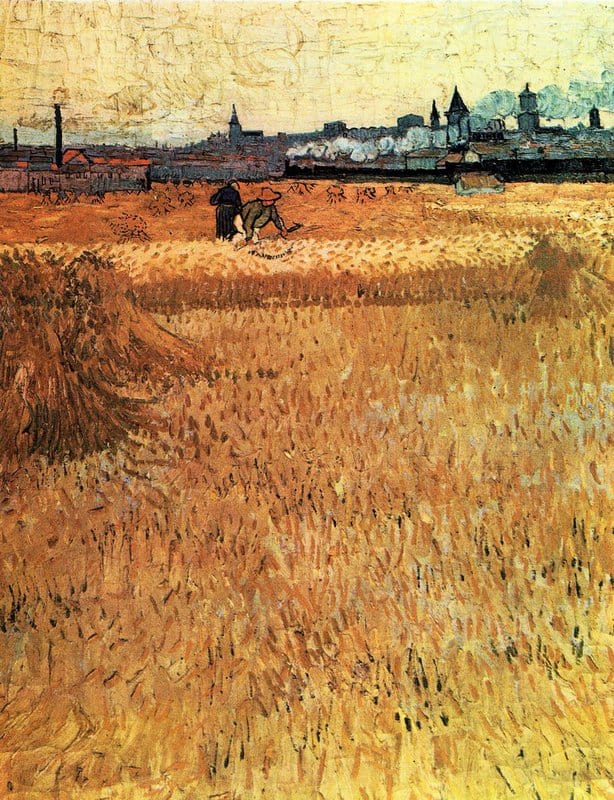 Van Gogh Wheat Field With A View Of Arles museum quality