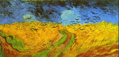 art oil painting reproduction of  Van Gogh Wheatfield museum quality handmade