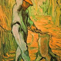 Van Gogh Woodcutter After Millet