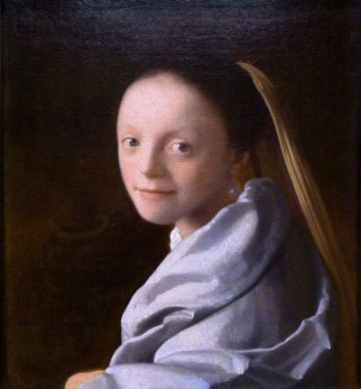 art oil painting reproduction of  Vermeer Study Of A Young Woman museum quality handmade