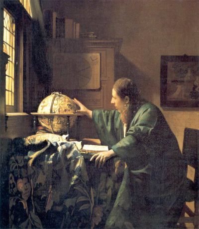 art oil painting reproduction of  Vermeer The Astronomer museum quality handmade