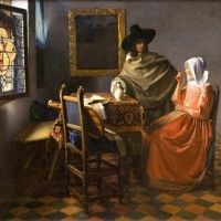 Vermeer The Glass Of Wine