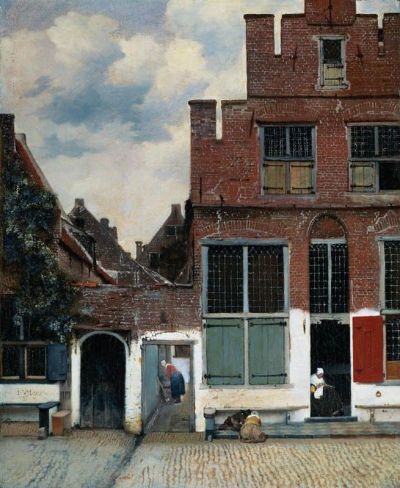 art oil painting reproduction of  Vermeer The Little Street museum quality handmade