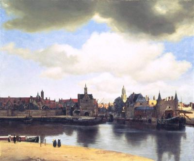 art oil painting reproduction of  Vermeer View On Delft museum quality handmade