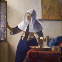 Vermeer Young Woman With A Water Pitcher