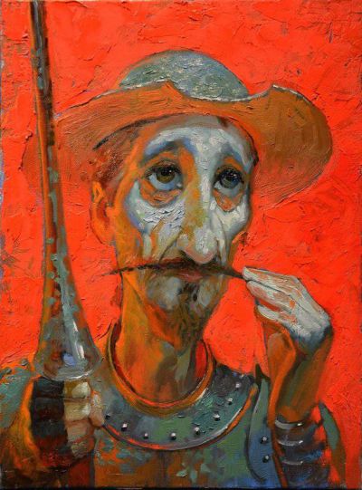 art oil painting reproduction of  Victor Nizovtsev Don Quixote museum quality handmade
