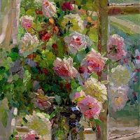 Victor Zundalev Untitled - Il Bouquet Sul Davanzale Con La Finestra Aperta