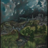 View Of Toledo - Landscape By El Greco
