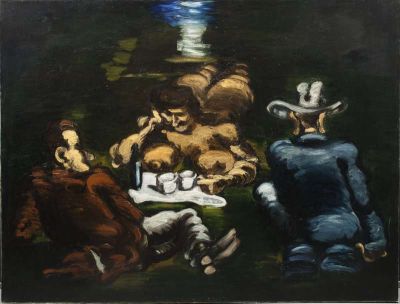 art oil painting reproduction of  Vilhelm Lundstrom Luncheon On The Grass 1920 museum quality handmade