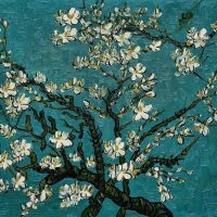 Vincent Van Gogh Almond Blossoms - Light Blue