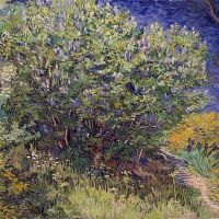 Vincent Van Gogh Lilac Bush 1889