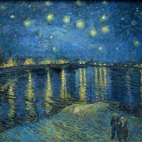 Vincent Van Gogh Starry Night Over The Rhone