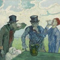 Vincent Van Gogh The Drinkers 1890