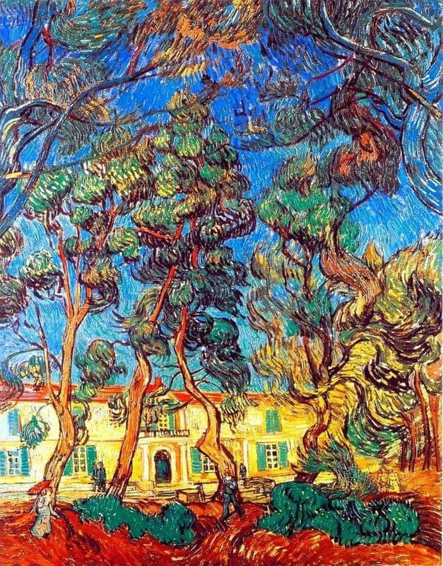 Vincent Van Gogh The Grounds Of The Asylum Saint Remy France 1889 museum quality
