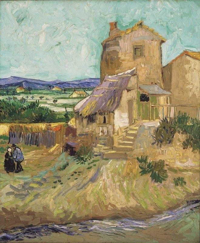 Vincent Van Gogh The Old Mill - La Maison De La Cray museum quality