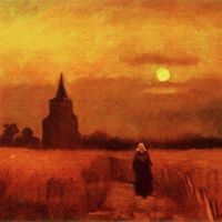 Vincent Van Gogh The Old Tower In The Fields 1884