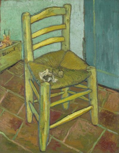 art oil painting reproduction of  Vincent Van Gogh Van Gogh S Chair museum quality handmade